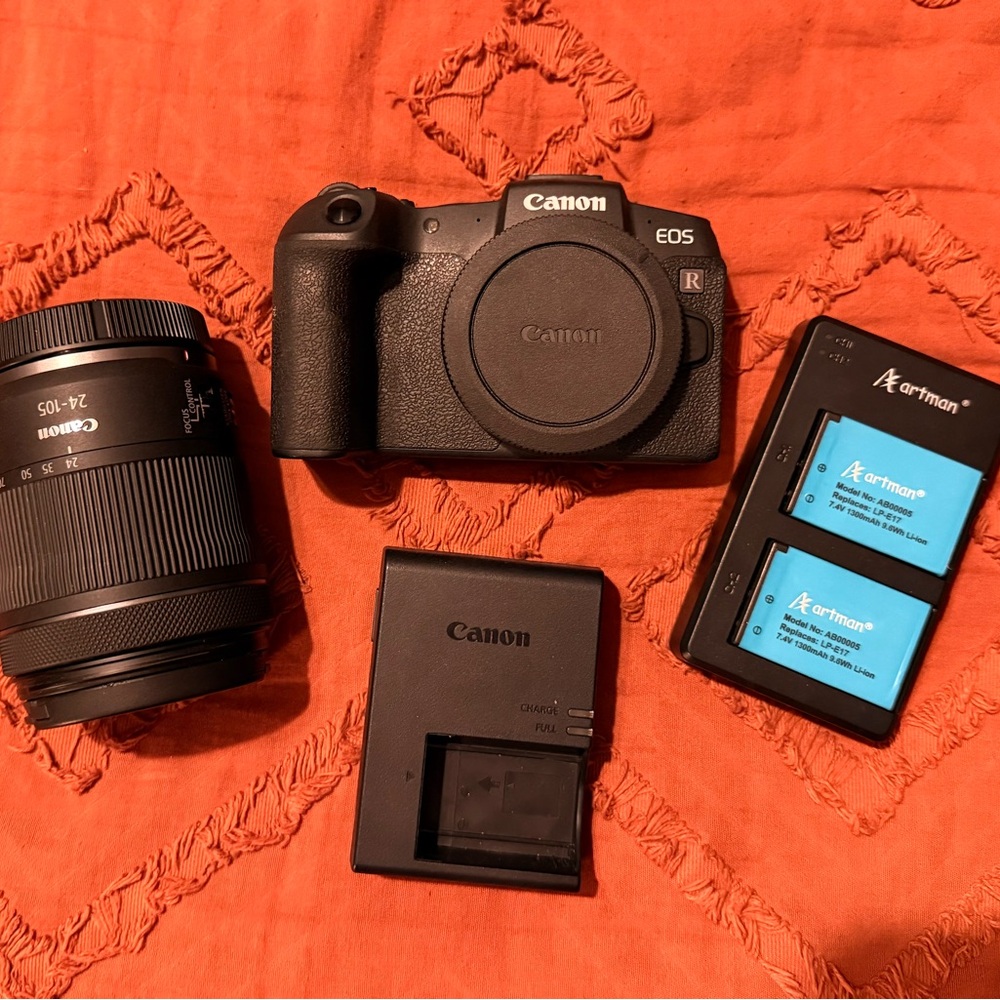 Canon EOS R Mirrorless Camera with Lens and Accessories - Black